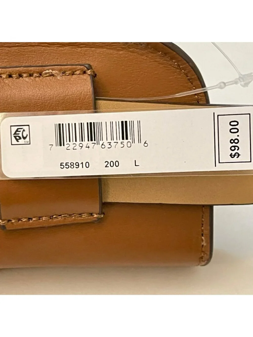 Michael Kors Large 32 mm Brown Leather Belt Pouch Fanny Pack Belt Bag NWT